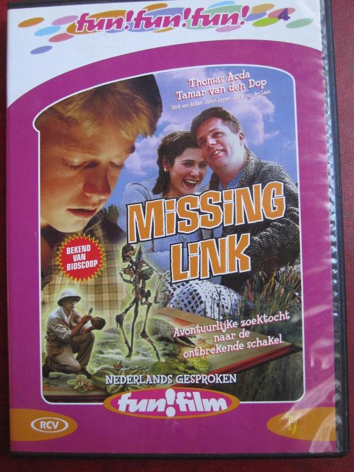Missing Link (1999), Cd's en Dvd's, Dvd's | Kinderen en Jeugd, Zo goed als nieuw, Film, Avontuur, Alle leeftijden, Ophalen of Verzenden
