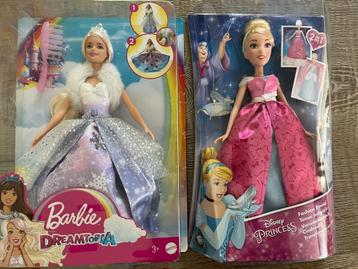 Barbie en Disney pop nog in verpakking beschikbaar voor biedingen