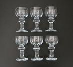 6 voetglazen HOLMEGAARD - Per Lutken Design Denemarken, Enlèvement ou Envoi, Comme neuf, Verres et Verres à shot