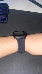 Bracelet Apple Watch en tissus noir (42,44,45,49 mm), Comme neuf, Noir