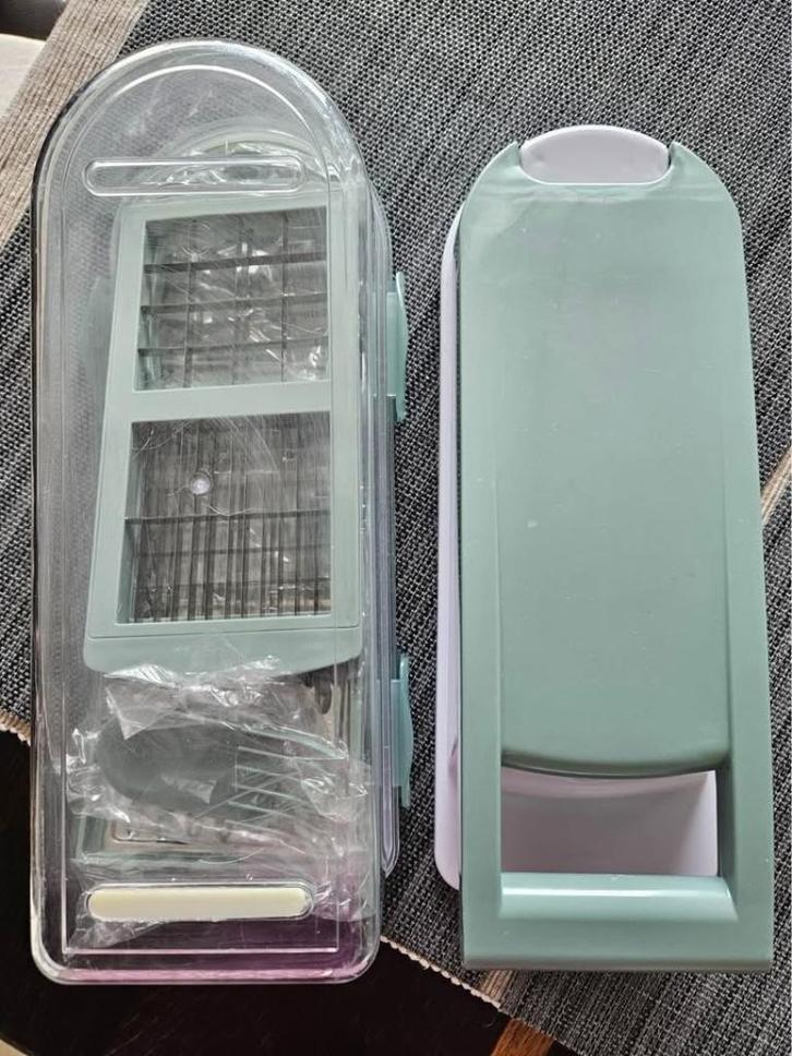 Groene mandoline — Zo goed als nieuw + accessoires | Groene, Huis en Inrichting, Keuken | Keukenbenodigdheden, Zo goed als nieuw