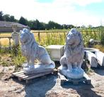 Set grote betonnen leeuwen, Tuin en Terras, Ophalen, Nieuw, Beton, Dierenbeeld