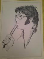 Pentekeningen elvis Presley, Antiek en Kunst, Kunst | Tekeningen en Fotografie, Ophalen of Verzenden