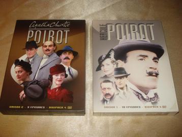 HERCULE POIROT Coffrets DVD Saisons 1 et 2 Etat Neuf beschikbaar voor biedingen