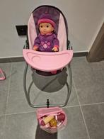 Relax en eetstoel 2 in 1 + pop + accessoires, Kinderen en Baby's, Ophalen