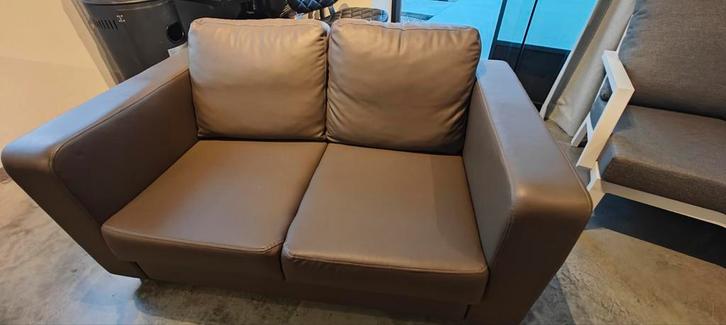 Zetel tweezit, Huis en Inrichting, Zetels | Zetels, Leer, Ophalen