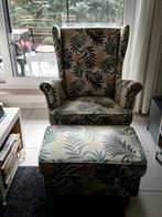 Fauteuil met voetenbankje, Huis en Inrichting, Fauteuils, Ophalen
