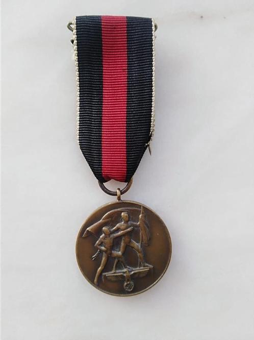 1 oktober 1938, Verzamelen, Militaria | Tweede Wereldoorlog, Landmacht, Lintje, Medaille of Wings, Ophalen of Verzenden
