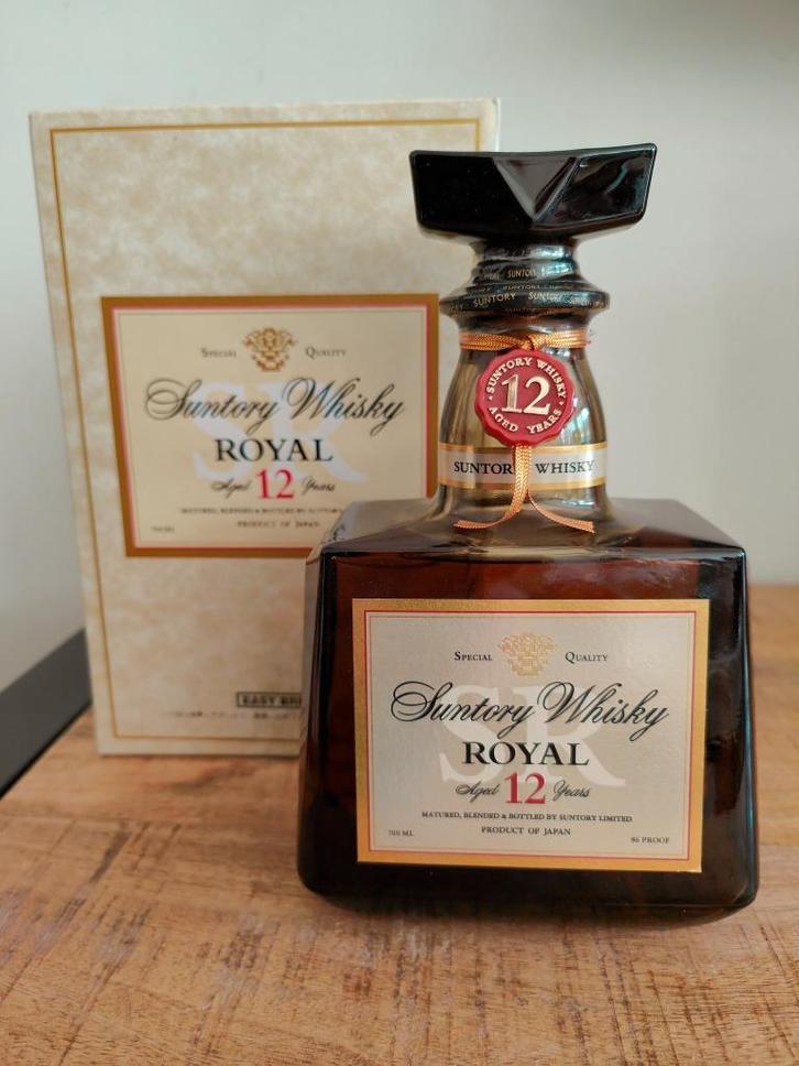 Suntory Royal SR 12 Years discontinued 700ml 43% + Box, Verzamelen, Wijnen, Nieuw, Overige typen, Overige gebieden, Vol, Ophalen of Verzenden