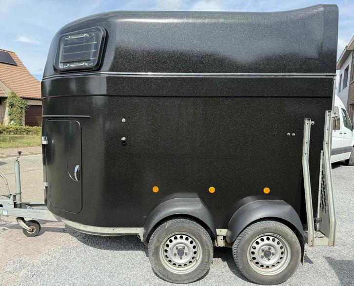 Bockmann Master  zadelkamer alu bodem 2008, Dieren en Toebehoren, Paarden en Pony's | Trailers en Aanhangwagens, Gebruikt, 2-paards trailer