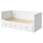 Ikea HEMNES Bedbank met 3 lades, wit, 80x200 cm, Ophalen