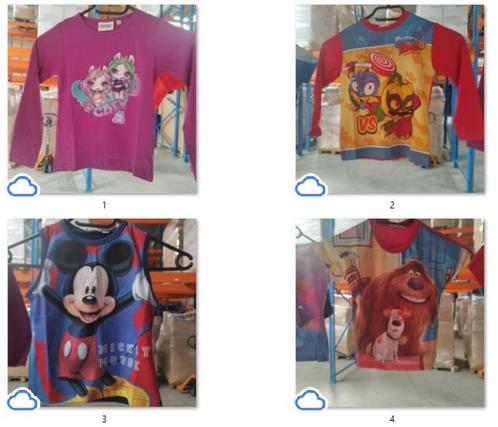 Lot textile enfant licence Disney 354 pièces, Verzamelen, Disney, Nieuw, Overige typen, Overige figuren, Ophalen