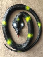 Slang, Cobra, rubber 105cm, Verzamelen, Dierenverzamelingen, Nieuw, Ophalen of Verzenden, Beeldje of Figuurtje, Reptiel of Amfibie