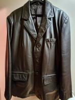 Lederen vest vintage, Ophalen of Verzenden, Maat 52/54 (L), Bruin