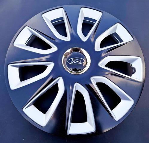 FORD Wieldoppen | Zwart-Zilver 🔥 | 13 t/m 17 Inch, Auto diversen, Wieldoppen, Nieuw, Ophalen of Verzenden