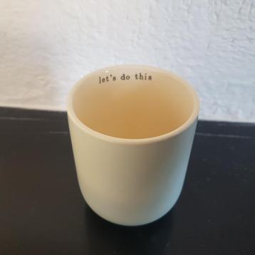 Blond Amsterdam kopje, Huis en Inrichting, Ophalen of Verzenden, Zo goed als nieuw