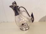 Wijnschenker of decanteder/cristal/verziverd, Antiek en Kunst, Ophalen of Verzenden