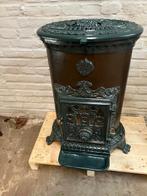 Houtkachel Godin en kolenbunker Saey 92, Huis en Inrichting, Kachels, Ophalen, Gebruikt, Houtkachel, Vrijstaand