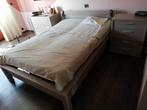 Lit 160 avec Sommier à latteaux+commode+armoire+tables, Enlèvement, Utilisé