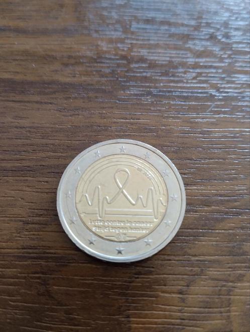 2 euro Strijd tegen Kanker in België 2024 - België -, Postzegels en Munten, Munten | Europa | Euromunten, Losse munt, 2 euro, België
