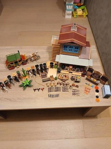 Playmobil western cowboys magasin avec logement + diligence  beschikbaar voor biedingen