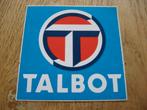 Vintage Sticker Talbot Automerk, Ophalen of Verzenden, Nieuw, Auto of Motor