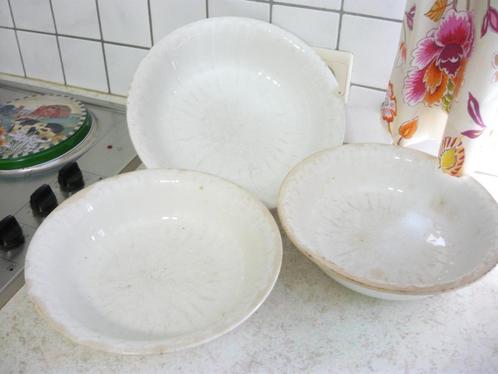 3 hele antieken kommen uit grootmoeders'tijd. Samen 25 euro!, Antiek en Kunst, Antiek | Keramiek en Aardewerk, Ophalen