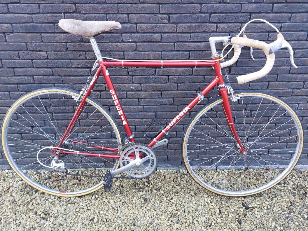 Superia retro koersfiets, Fietsen en Brommers, Fietsen | Heren | Sportfietsen en Toerfietsen, Gebruikt, 10 tot 15 versnellingen