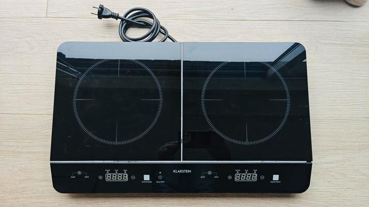Plaque à induction double KLARSTEIN, Electroménager, Tables de cuisson, Utilisé, Autoportant, 3 zones de cuisson ou moins, Enlèvement