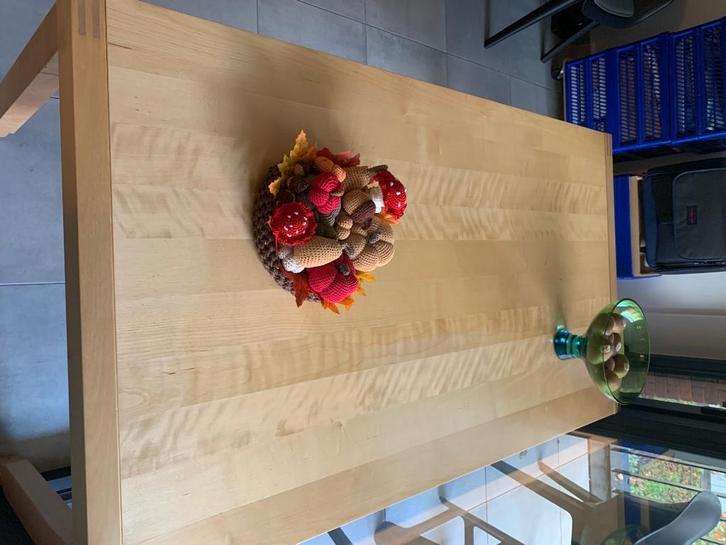 Gratis Uitschuifbare eethoek tafel ruimte in een handomdraai, Huis en Inrichting, Tafels | Bijzettafels, Gebruikt, Rechthoekig