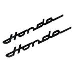 Stickers Honda embleem S800 Zwart (repro) Set van 2 stuks, Fietsen en Brommers, Brommeronderdelen | Algemeen, Verzenden, Nieuw