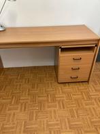 Bureau + ladekast op wielen, Huis en Inrichting, Ophalen, Gebruikt, Bureau