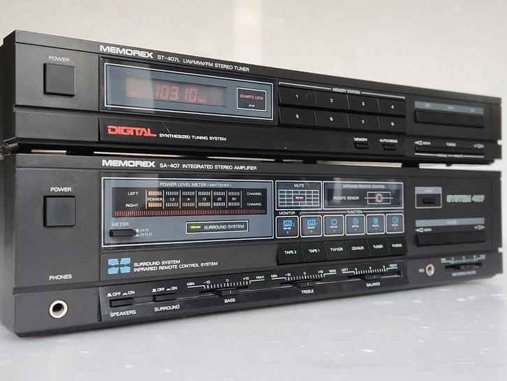 Memorex 80ties stereo machine., Audio, Tv en Foto, Stereoketens, Zo goed als nieuw, Losse componenten, Ophalen of Verzenden