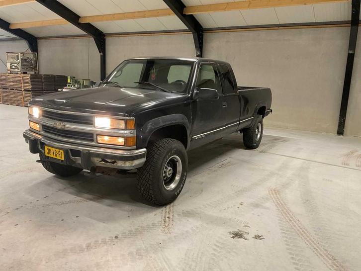 1995 Chevrolet silverado 2500 Extcab TB 4x4 pickup, Auto's, Chevrolet, Bedrijf, Pick-up, Overige brandstoffen, Euro 2, Overige carrosserie