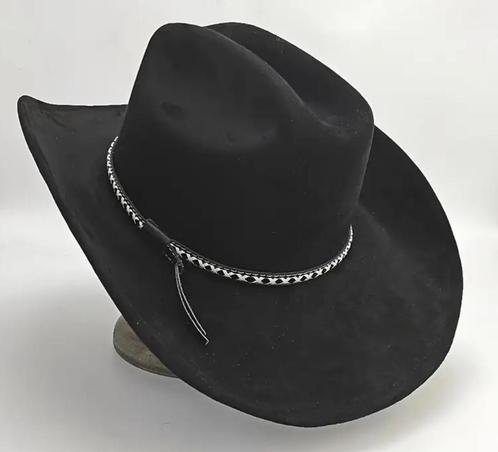 Cowboyhoed Suede Met Handgeweven Mesh Riem (Nieuw), Kleding | Heren, Hoeden en Petten, Nieuw, Hoed, Ophalen of Verzenden