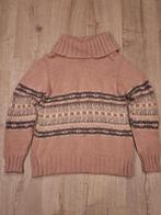 Warme damestrui met hoge kraag – zacht roze – Noorse/Fair M, Kleding | Dames, Truien en Vesten, Ophalen, Maat 38/40 (M), Zwart