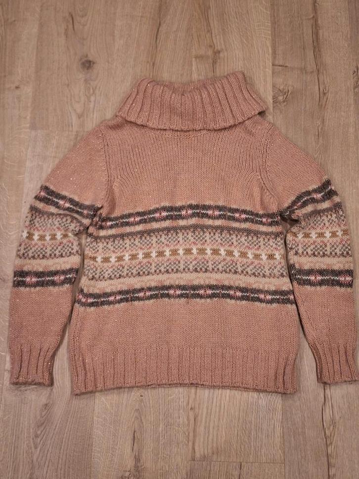 Warme damestrui met hoge kraag – zacht roze – Noorse/Fair M, Kleding | Dames, Truien en Vesten, Maat 38/40 (M), Zwart, Ophalen