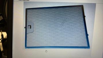 Franke 2 metalen vetfilters dampkap 133.0067.471.   beschikbaar voor biedingen