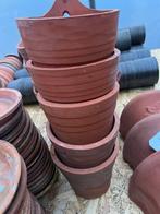terracotta hangbloempotten retro, Moins de 25 cm, Rond, Comme neuf, Enlèvement