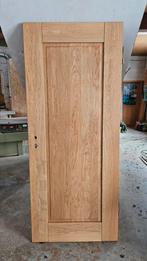 Bloc porte prum chêne vernis, Bricolage & Construction, Bois & Planches, Enlèvement, Comme neuf, Chêne