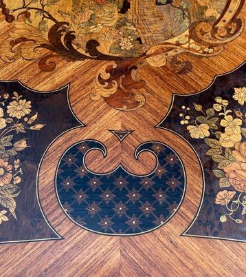 Table Napoléon III en marqueterie de bois de rose XIXe siècl, Enlèvement ou Envoi