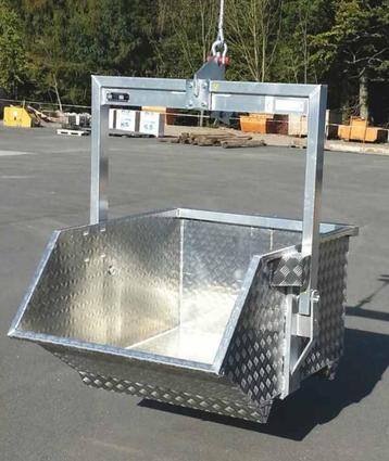 Kraancontainer - Puinbak 2000L / 2,0m3 beschikbaar voor biedingen