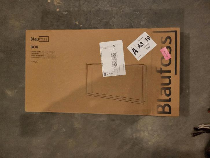 Zwarte inbouwnis - Volledig Nieuw - 50% korting, Doe-het-zelf en Bouw, Sanitair, Nieuw, Douche, Ophalen