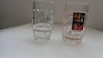 2 Stella Artois bierpotten beschikbaar voor biedingen