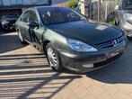 Peugeot 607 diesel. 2000 cc 79 kw. Bwj 2004., 4 deurs, Beige, Lederen bekleding, Leder