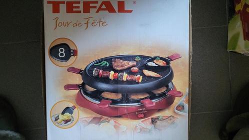 Gourmet raclette stel Tefal, Elektronische apparatuur, Gourmetstellen, Gebruikt, 8 personen of meer, Ophalen of Verzenden