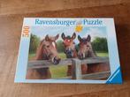 Puzzle chevaux Ravensburger 500 pièces, Comme neuf, Enlèvement ou Envoi