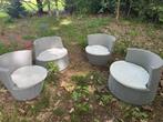 Tuinzetels, Tuin en Terras, Tuinstoelen, Ophalen, Gebruikt, Kunststof, Stapelbaar