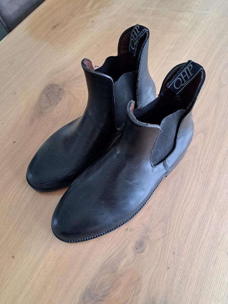 Bottillons équitation intérieur cuir enfant QHP T.37, Animaux & Accessoires, Vêtements d'équitation, Enlèvement