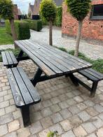 E-wood picknickbank 8 personen, Tuin en Terras, Picknicktafels, Ophalen, Rechthoekig, Hout
